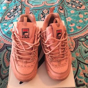 Fila disruptors. Super cute. PINK
